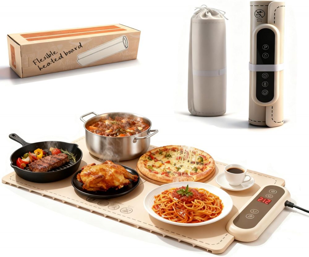 Bandejas Calentadoras Plegables/Enrollables para facilitar tu Cena de Navidad 2 band2